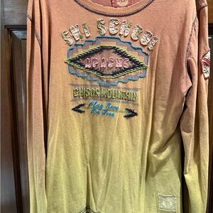 Double D Ranch Apache Embroidered Long Sleeve Shirt